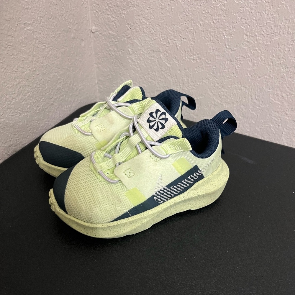 Nike Crater Impact Baby Toddler Unisex Sz 6c Lime Ice Volt Yellow TD Shoes